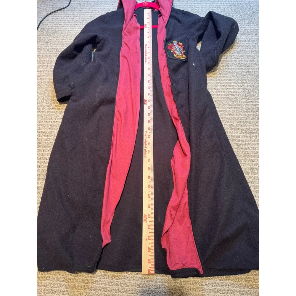 Harry Potter Rubies Deluxe‎ Gryffindor Robe Kids Medium Black Burgundy Fleece